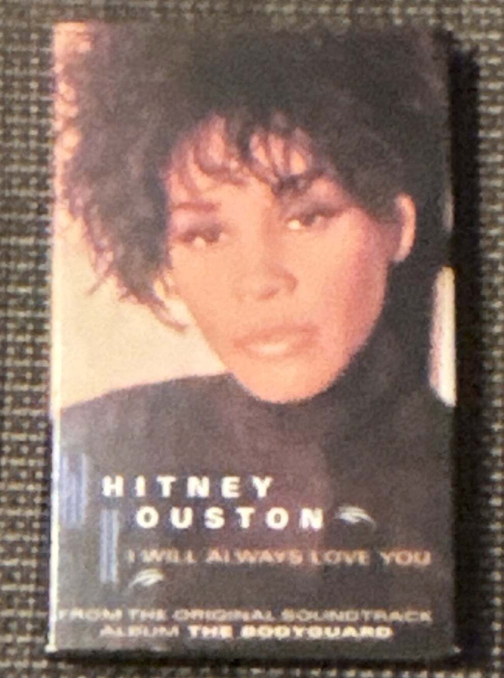 Whitney Houston I Will Always Love You Pop Cassette Single, Clear